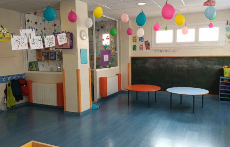 Aula per infants de 24 a 36 mesos.